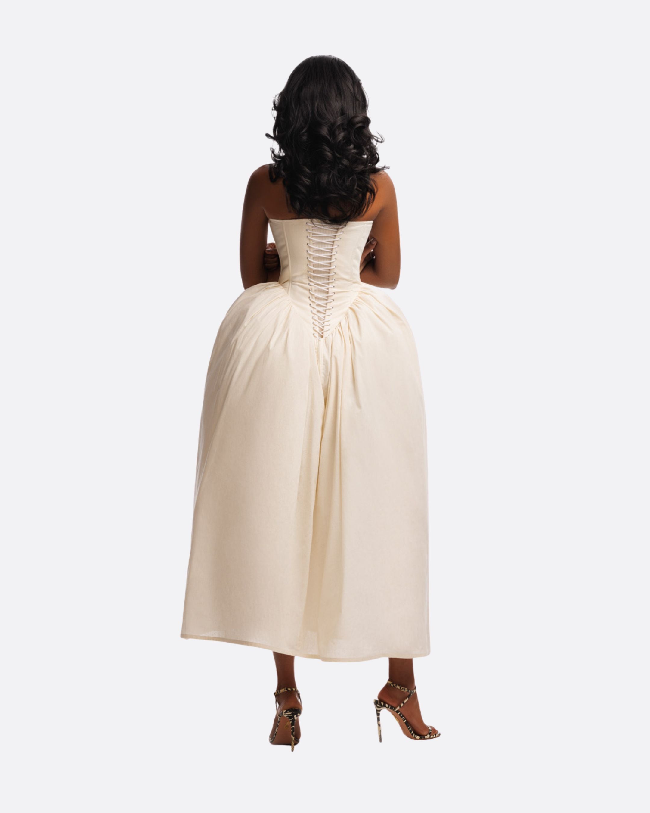 Maylah Corseted Gown