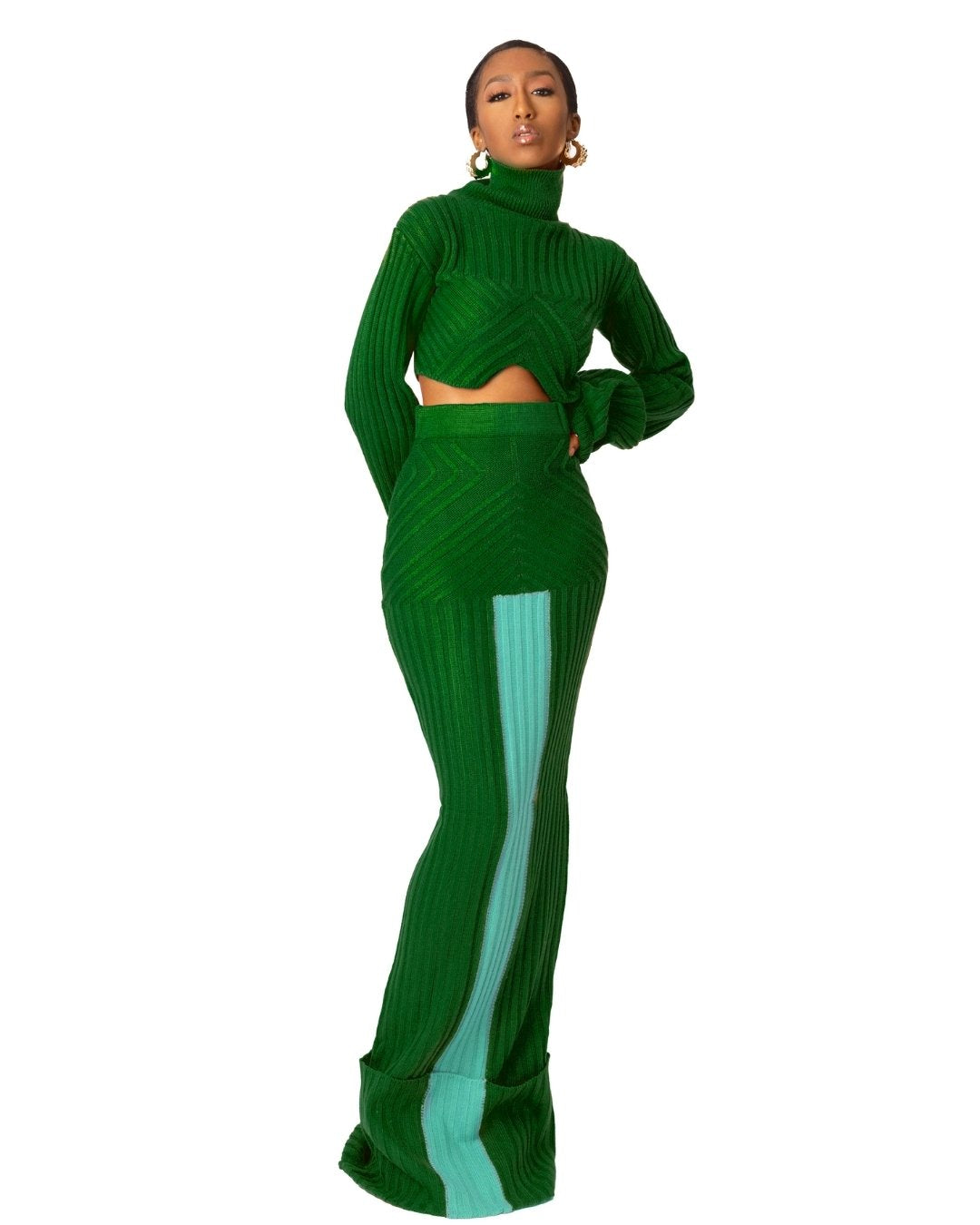 SIA MAXI KNIT SKIRT Hanifa