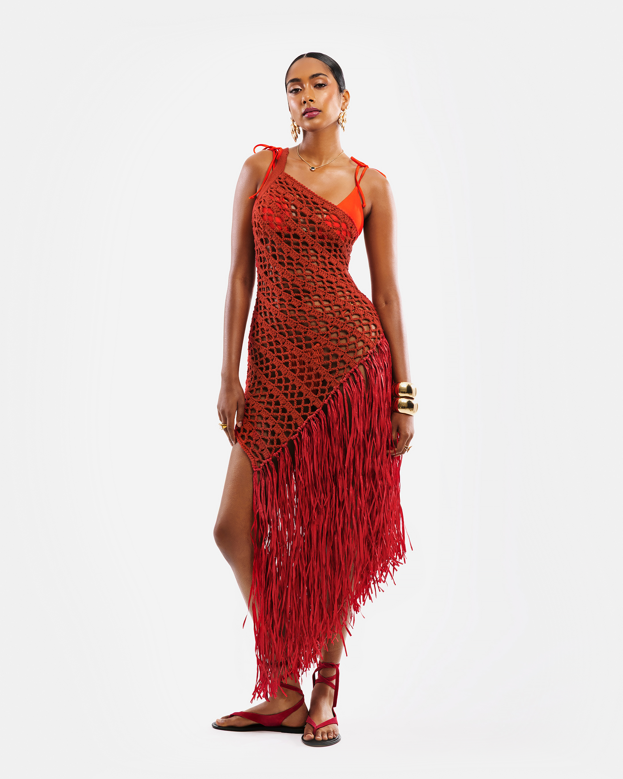 hanifa crochet dress Camilla Knit Dress