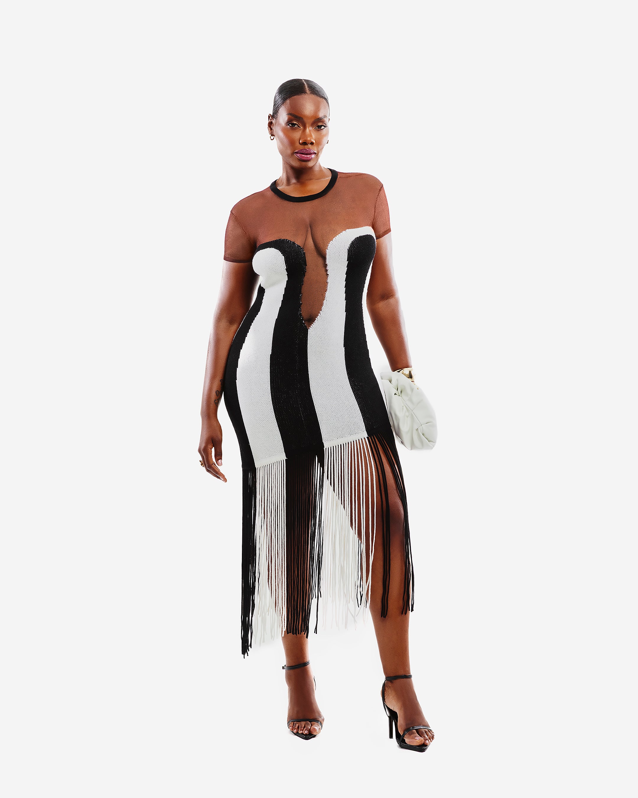 Zariah Tassel Knit Dress