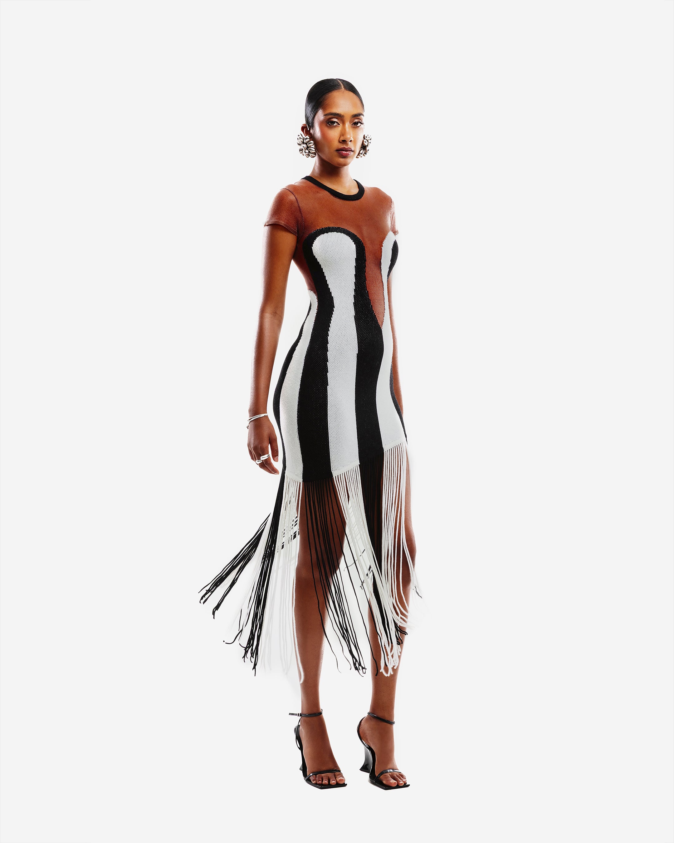 Zariah Tassel Knit Dress