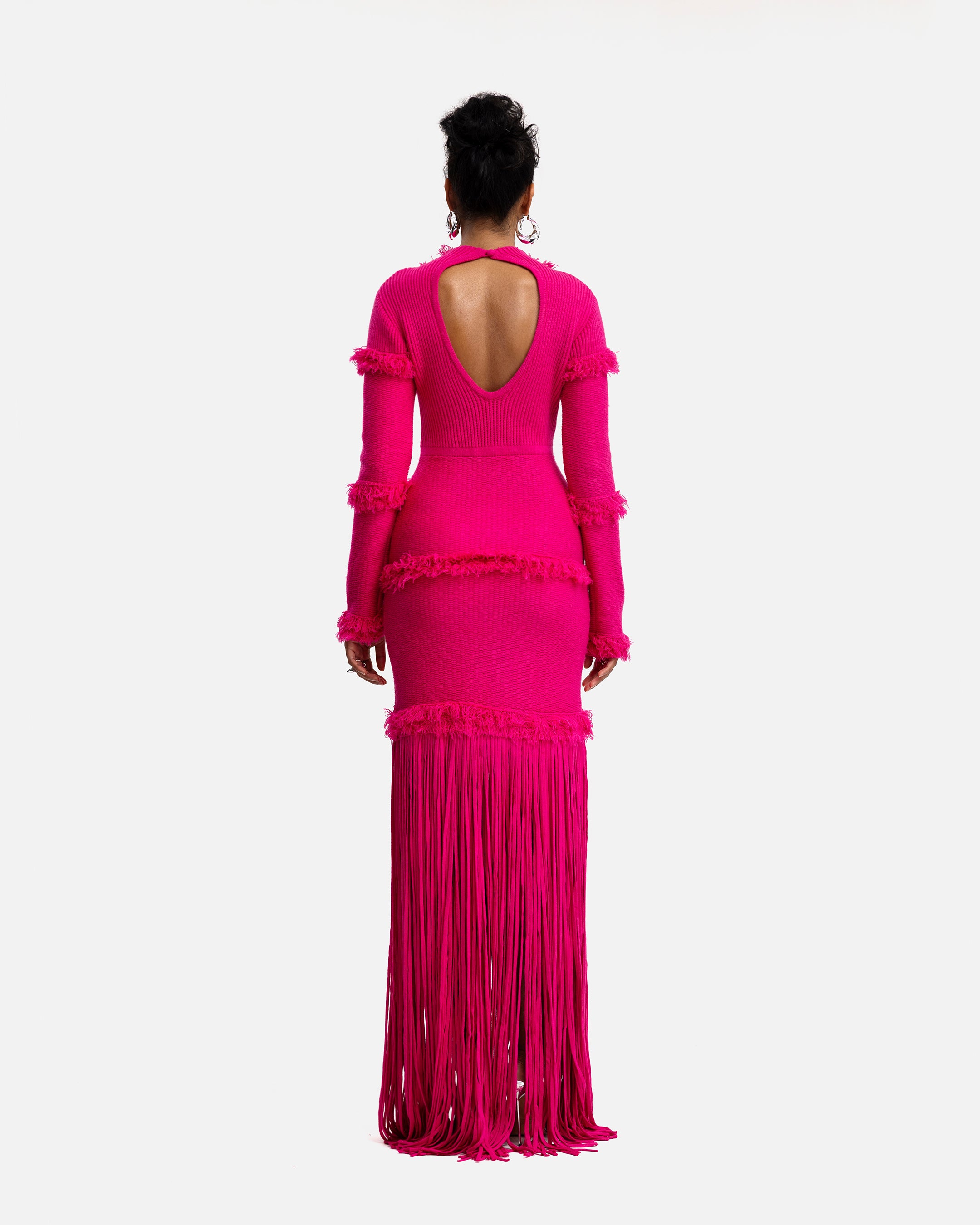 Cierra Knit Fringe Dress Hanifa Cierra Knit Fringe Dress Hanifa