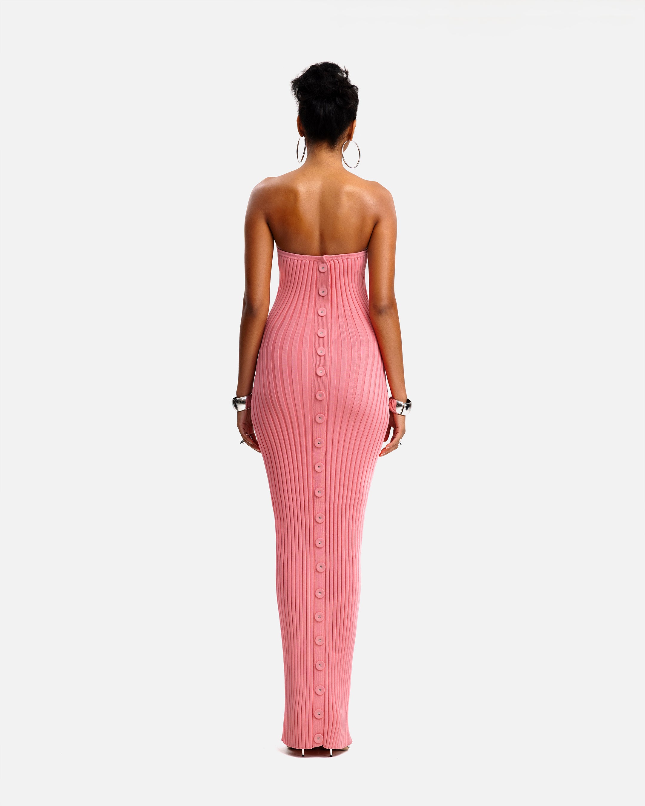 Roxi Knit Tube Maxi II Apricot Pink / S Roxi Knit Tube Maxi II Apricot Pink / S