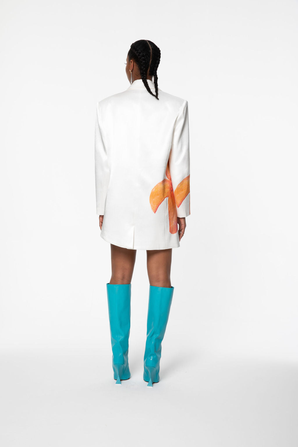Lily Orange Blazer Set