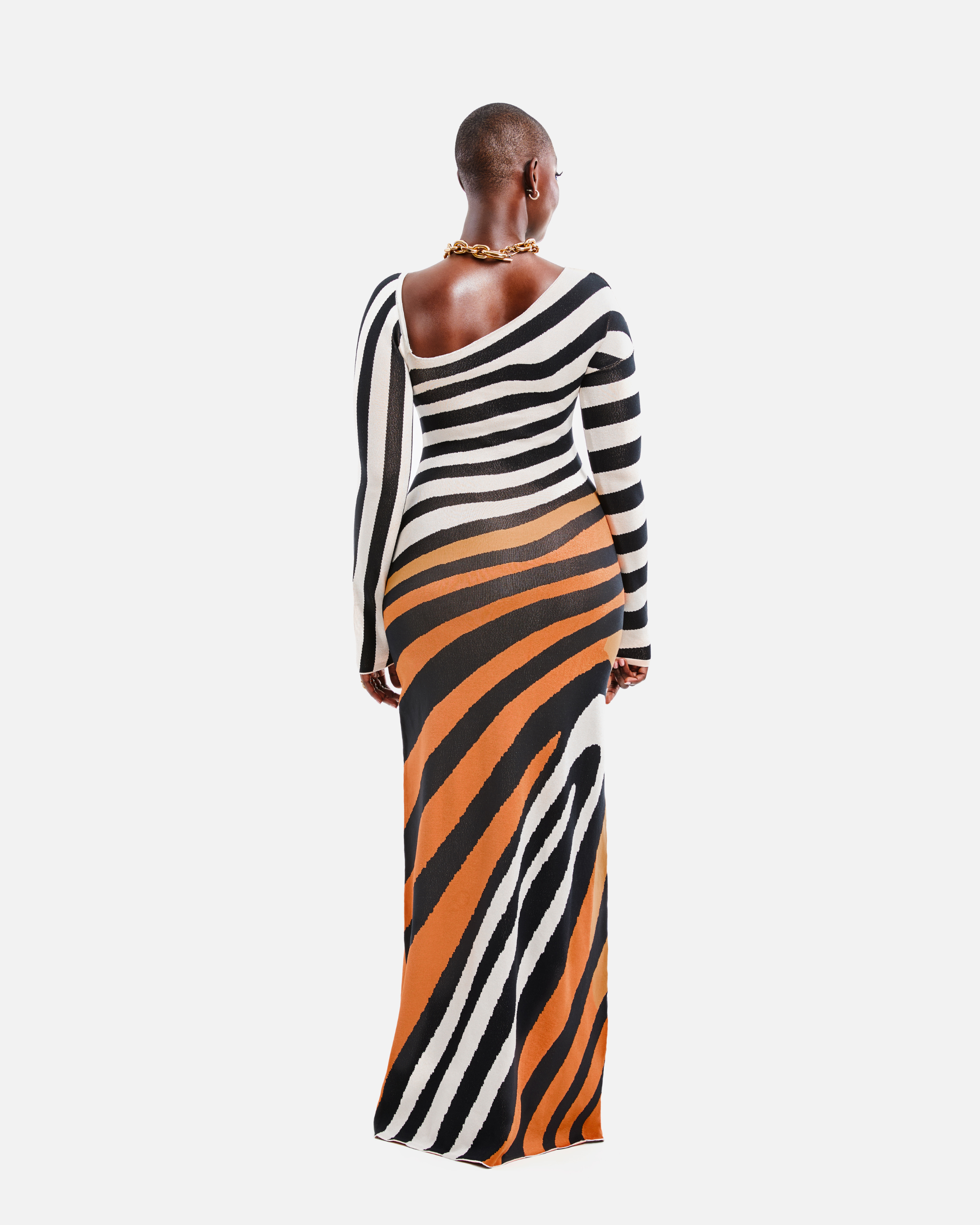 Nina Striped Dress Sample Sale