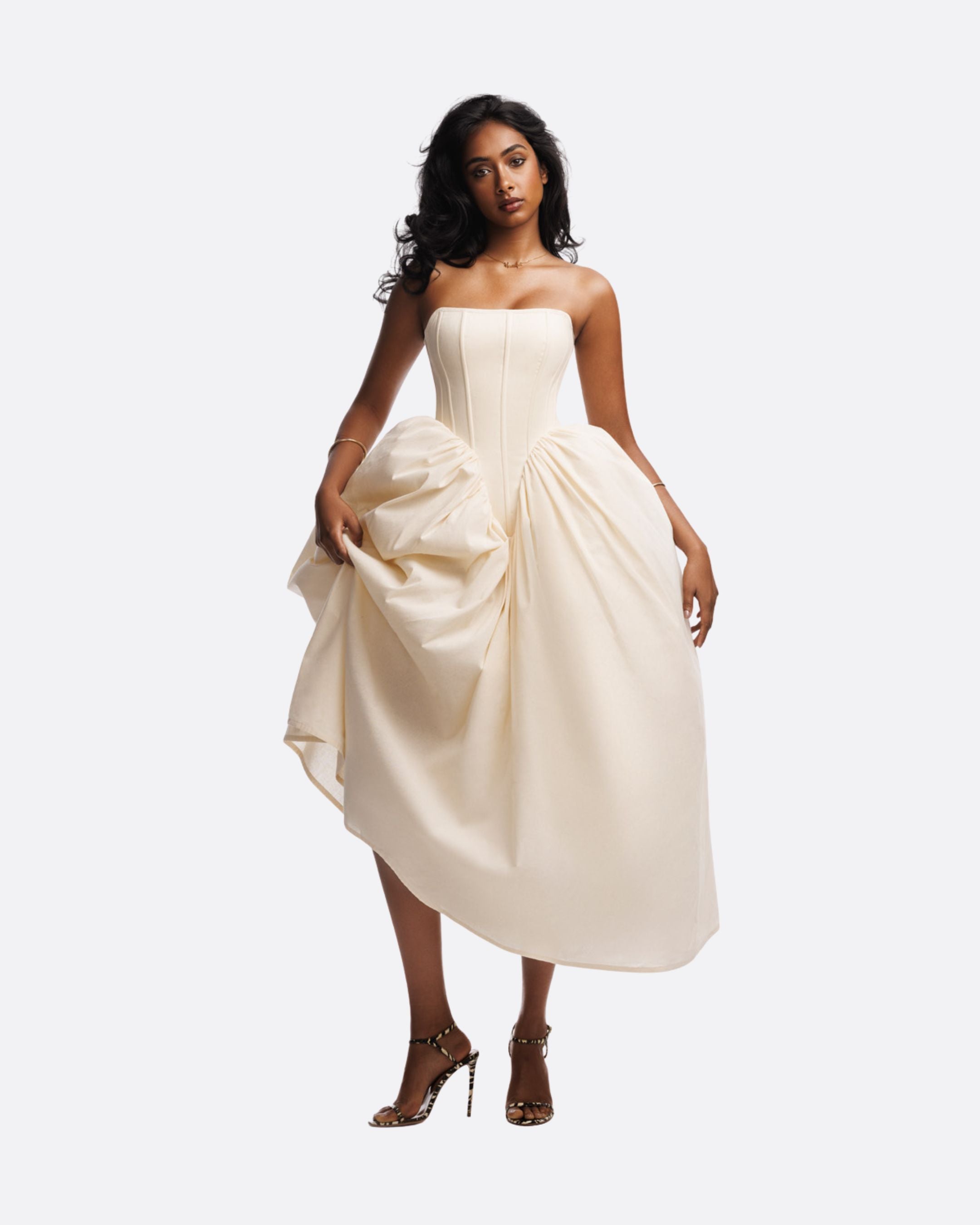 Maylah Corseted Gown