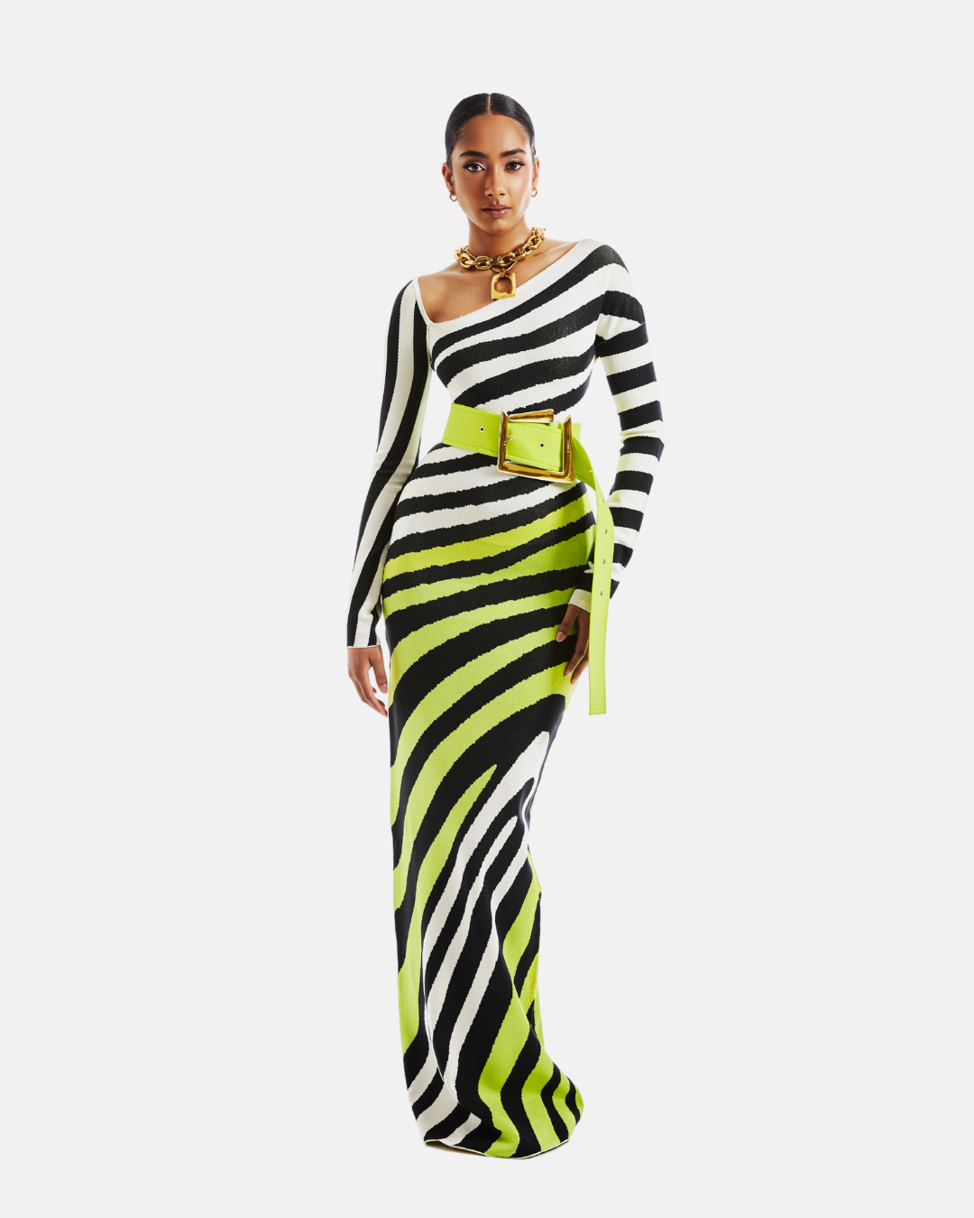 Nina Striped Dress Viona Print / XS Nina Striped Dress Viona Print / XS