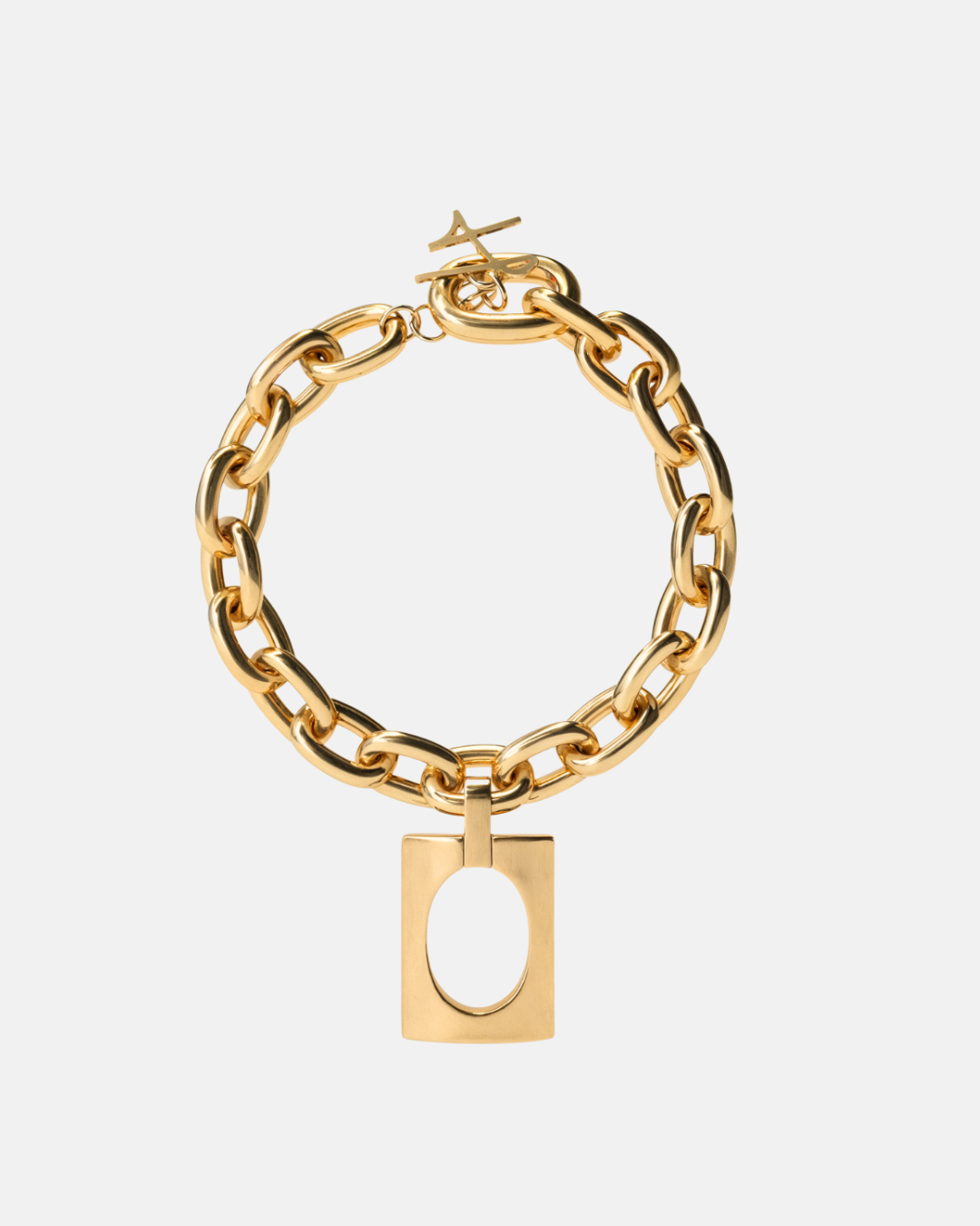 Halo Chain Link Necklace