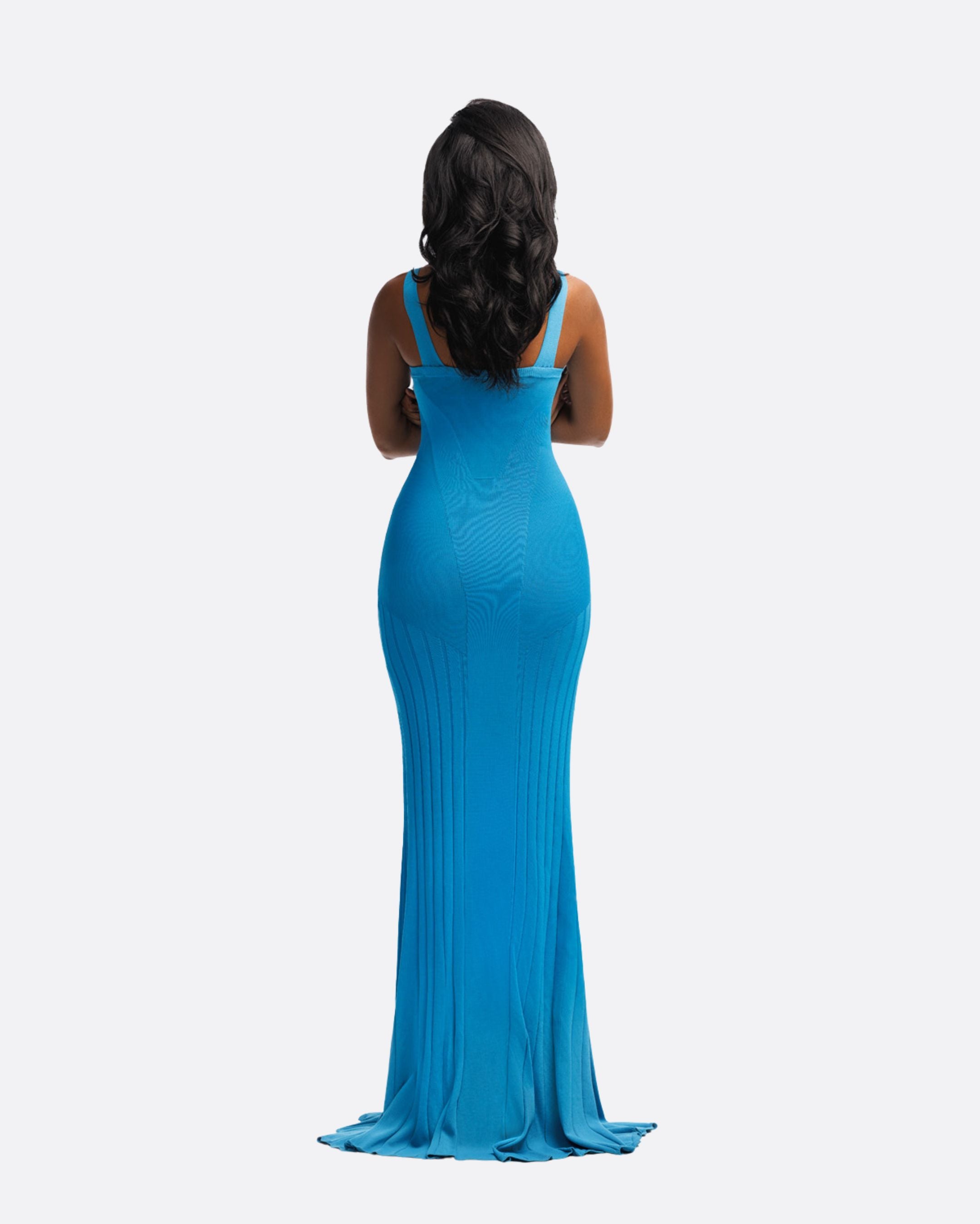 Sarai Knit Maxi Dress Orange Slice / S Sarai Knit Maxi Dress Orange Slice / S