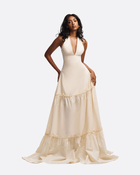 Dalila Maxi Dress Sand / 3XL