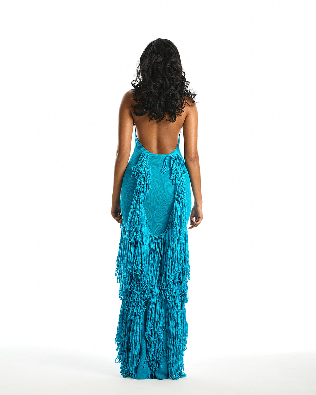 Mina Tassel Knit Gown