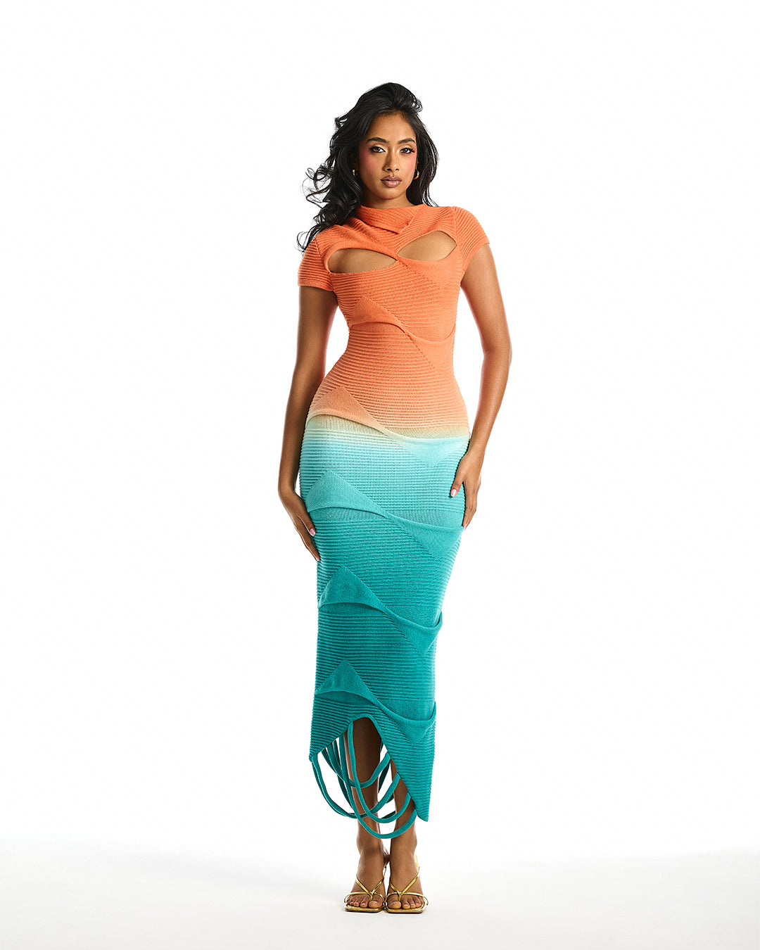 Taliah Knit Dress XS / Orange Taliah Knit Dress XS / Orange