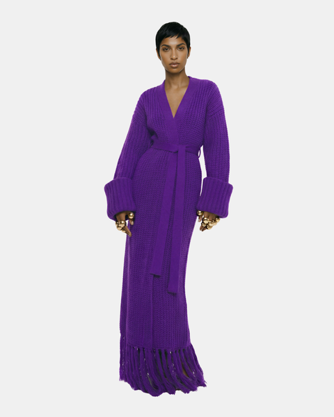 MIYA KNIT CARDIGAN DRESS – Hanifa MIYA KNIT CARDIGAN DRESS – Hanifa