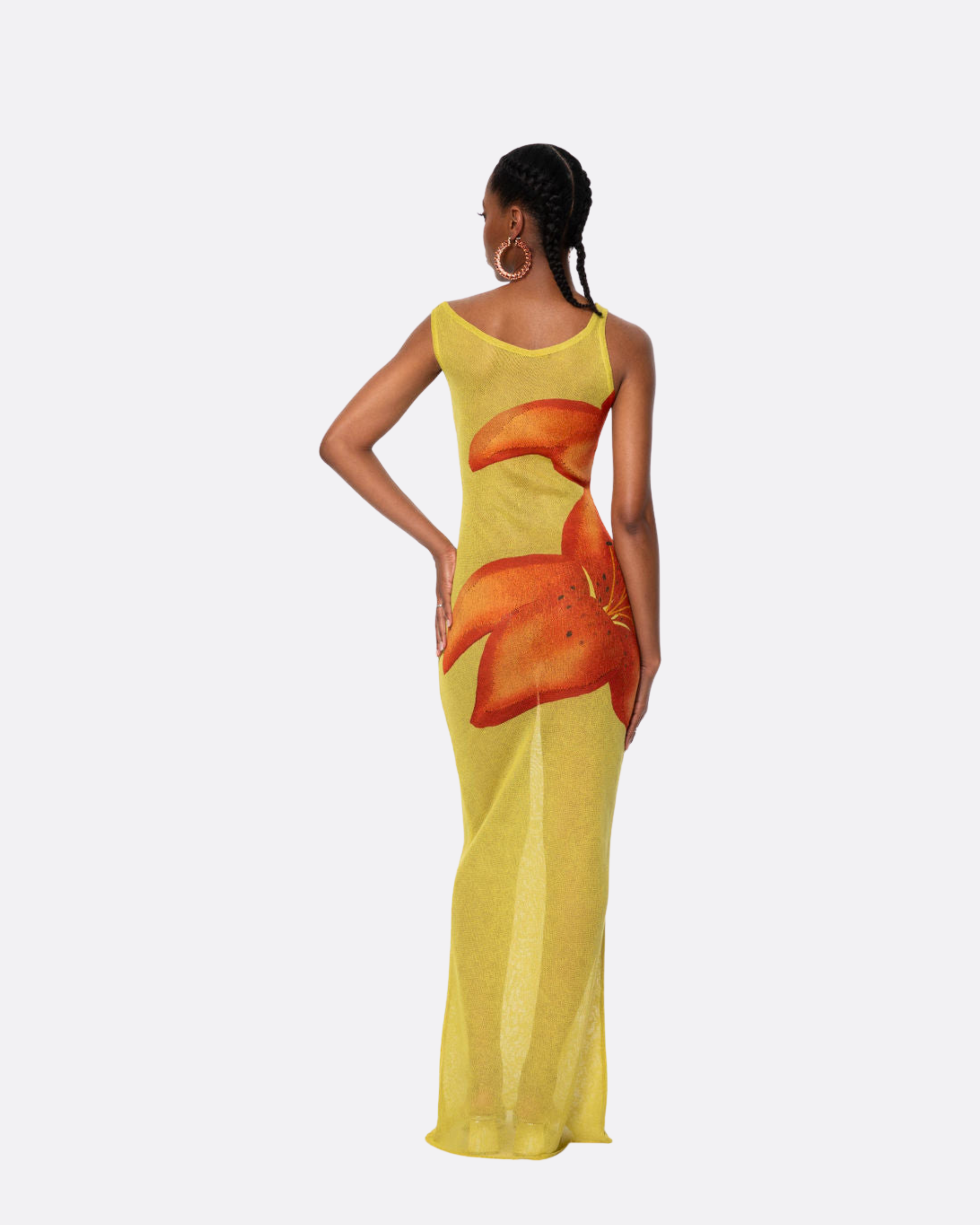 Flora Sheer Maxi