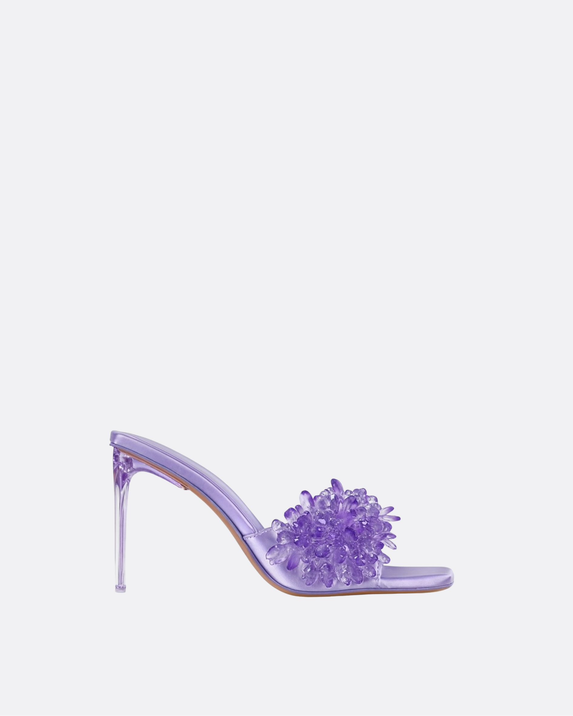 Krystal Beaded Mule Sandals