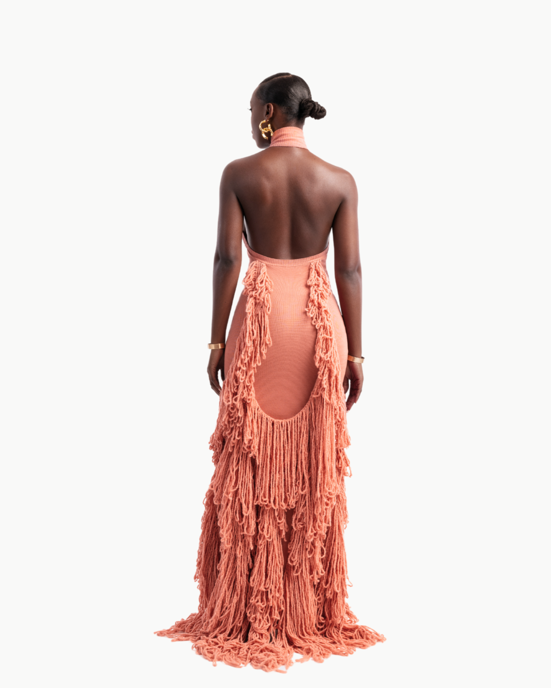 Mina Tassel Knit Gown XS / Ocean Blue Mina Tassel Knit Gown XS / Ocean Blue