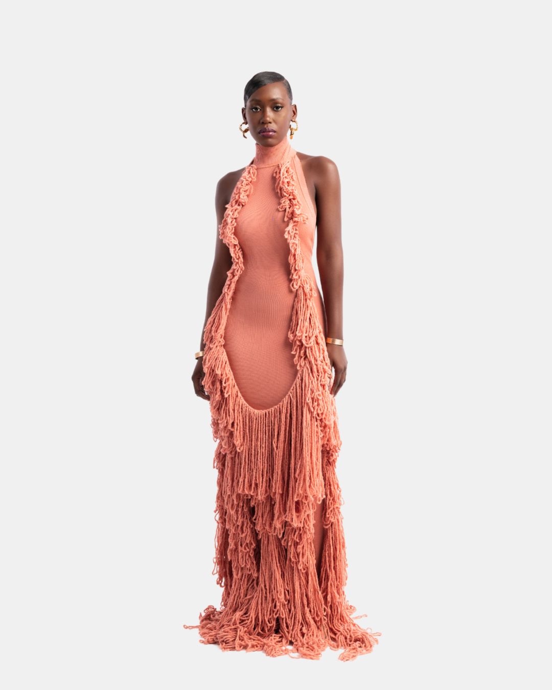 Mina Tassel Knit Gown