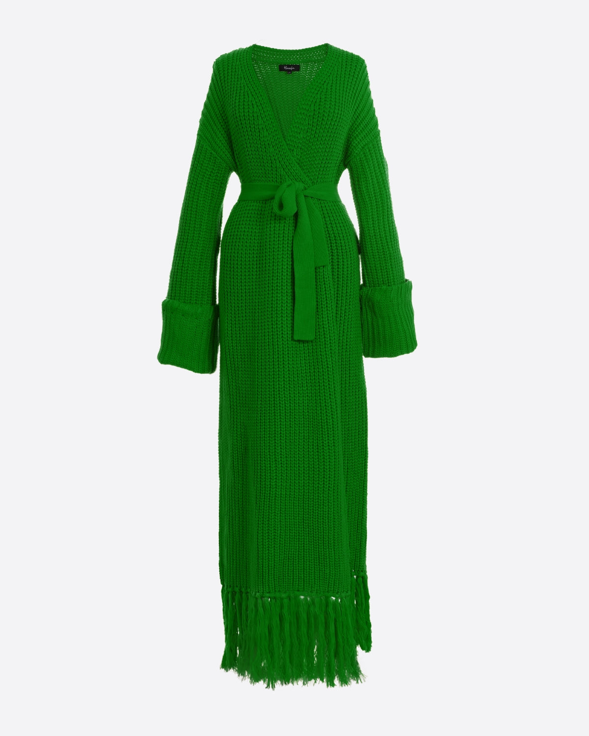 MIYA KNIT CARDIGAN DRESS S/M / Emerald MIYA KNIT CARDIGAN DRESS S/M / Emerald