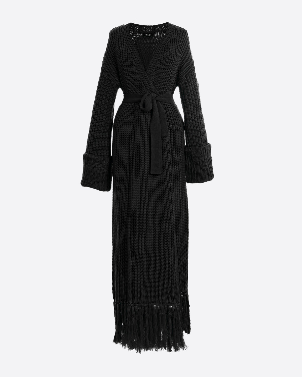 Black Miya Cardigan Dress