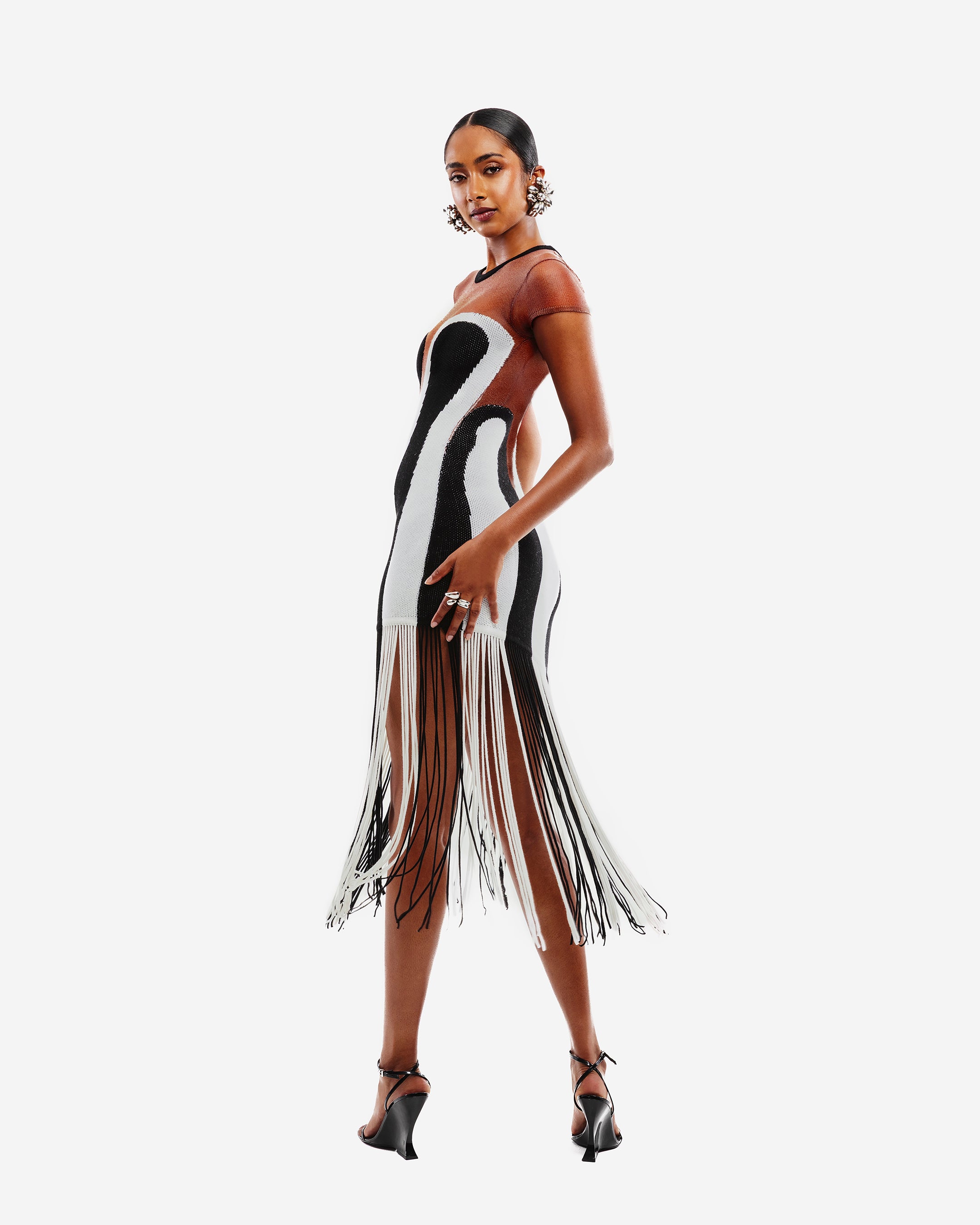 Zariah Tassel Knit Dress