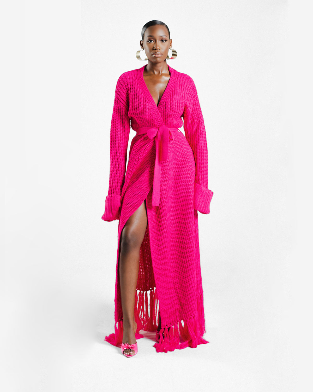 MIYA KNIT CARDIGAN DRESS Hanifa