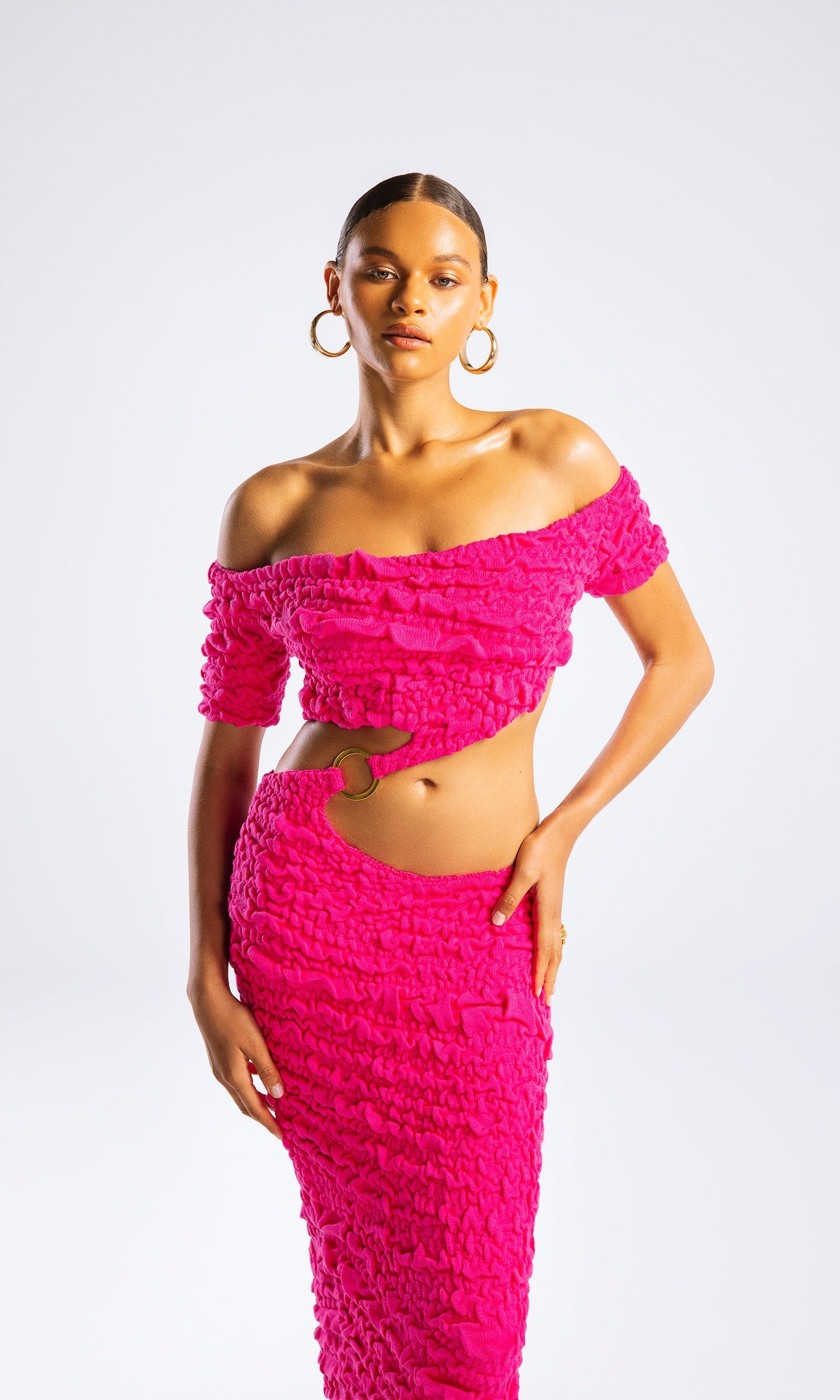 Isla Knit Midi Dress Sample Sale