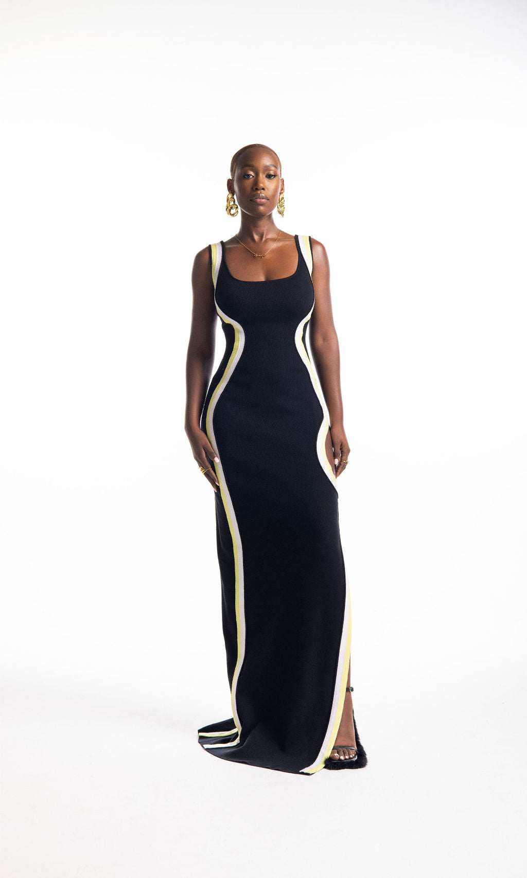 Lorin Contour Knit Gown