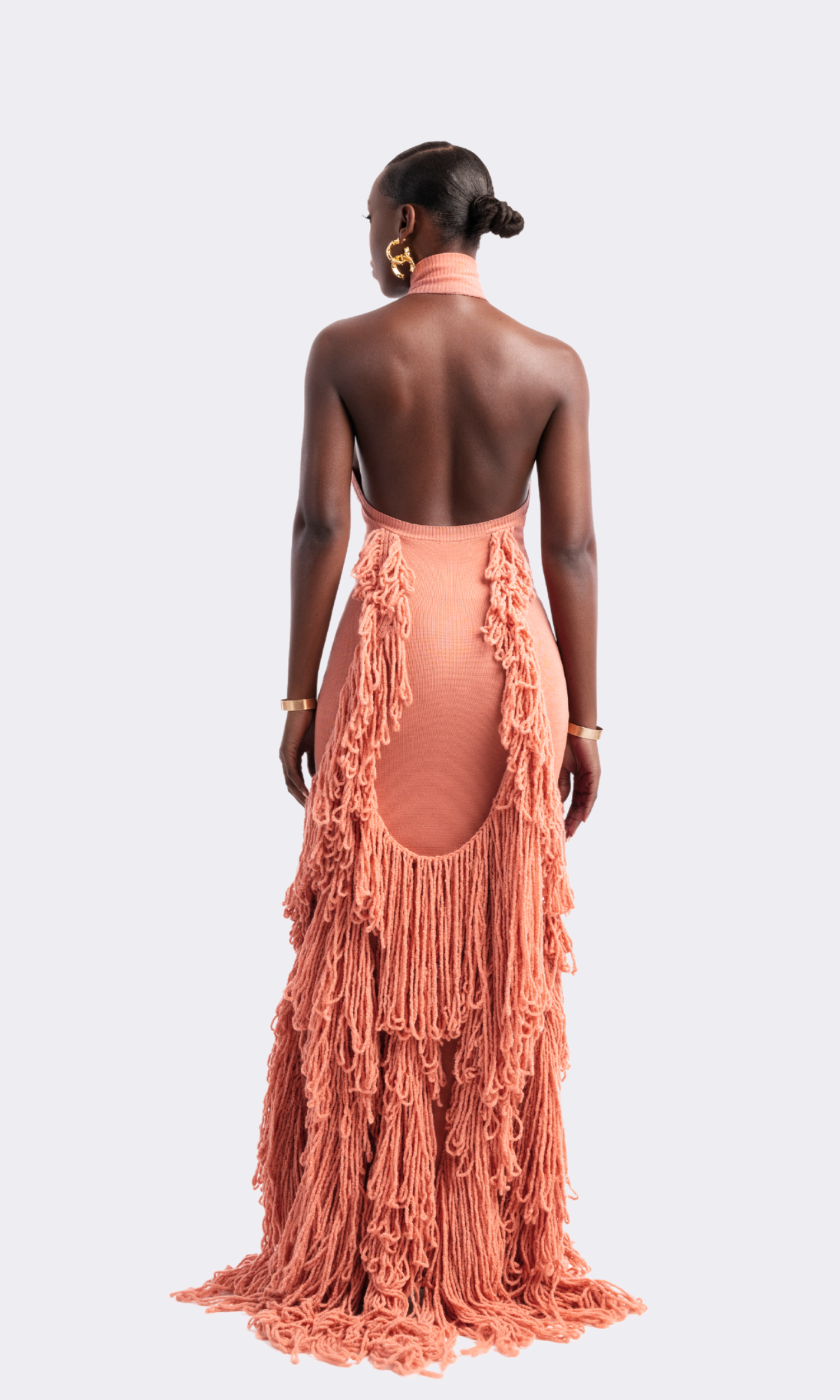 Mina Tassel Knit Gown